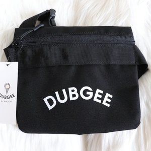 NWT Dubgee Black White Waist Fanny Pack Travel Bag